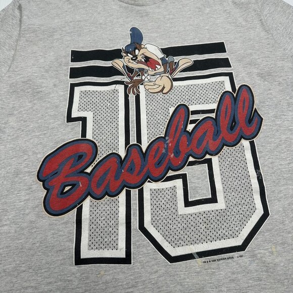 1996 Warner Bros. Taz Baseball Tee XL - Picture 2 of 7